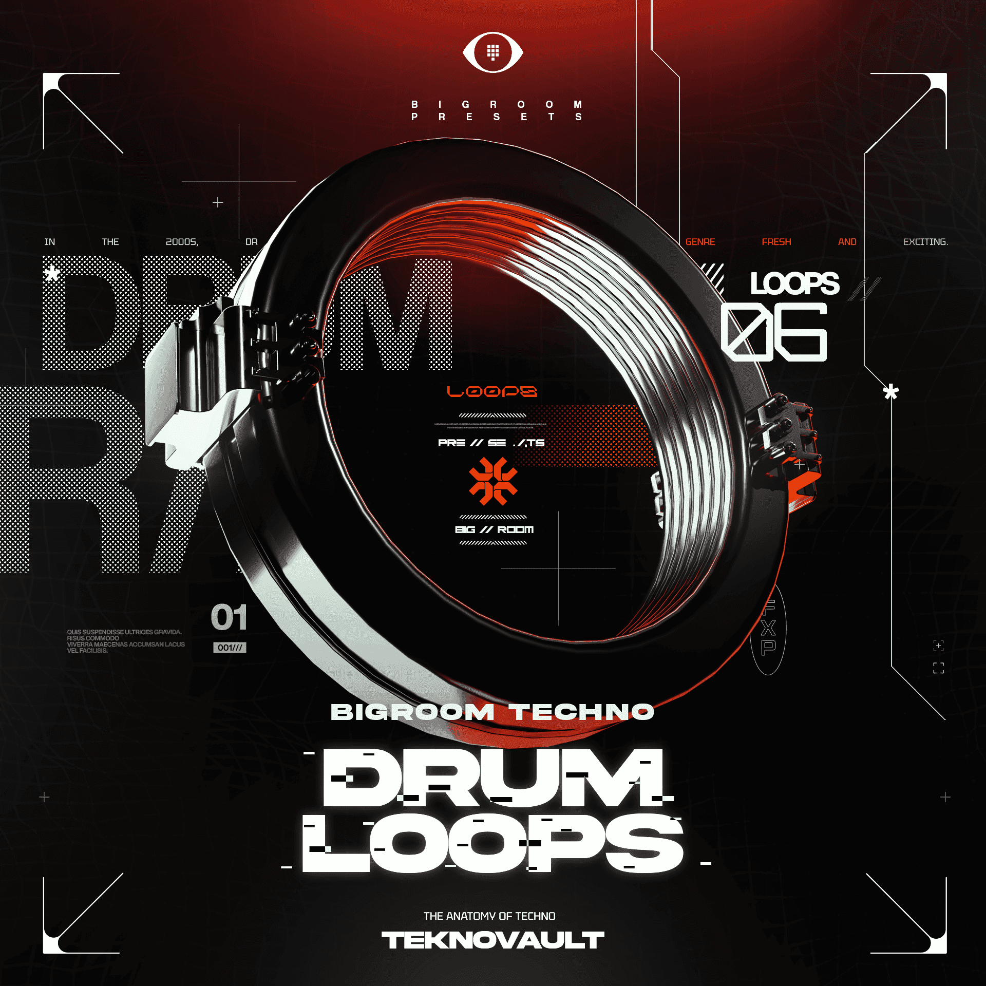 Bigroom Techno Drum Loops (Vol. 1) - Teknovault