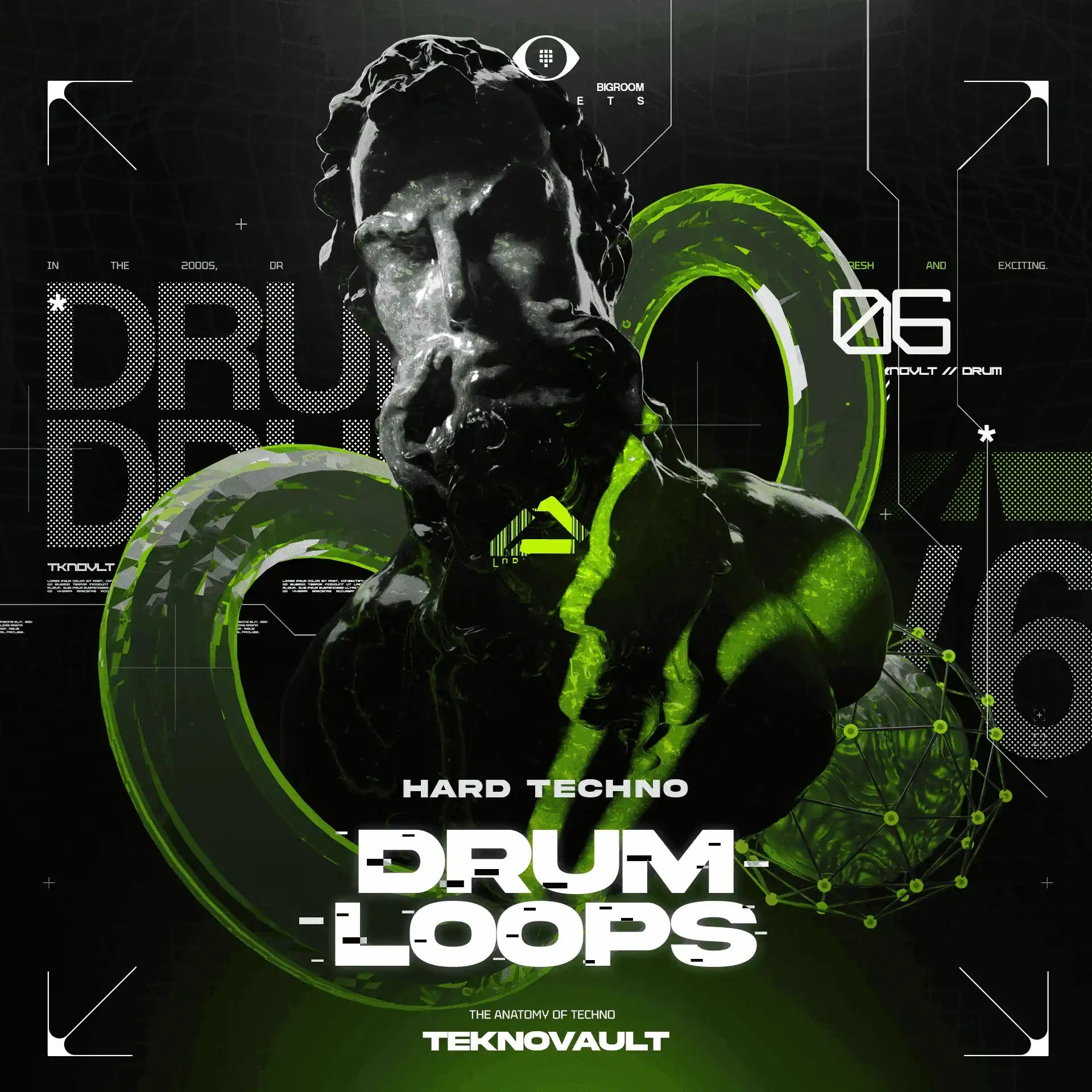 Hard Techno Drum Loops (Vol. 1) - Teknovault