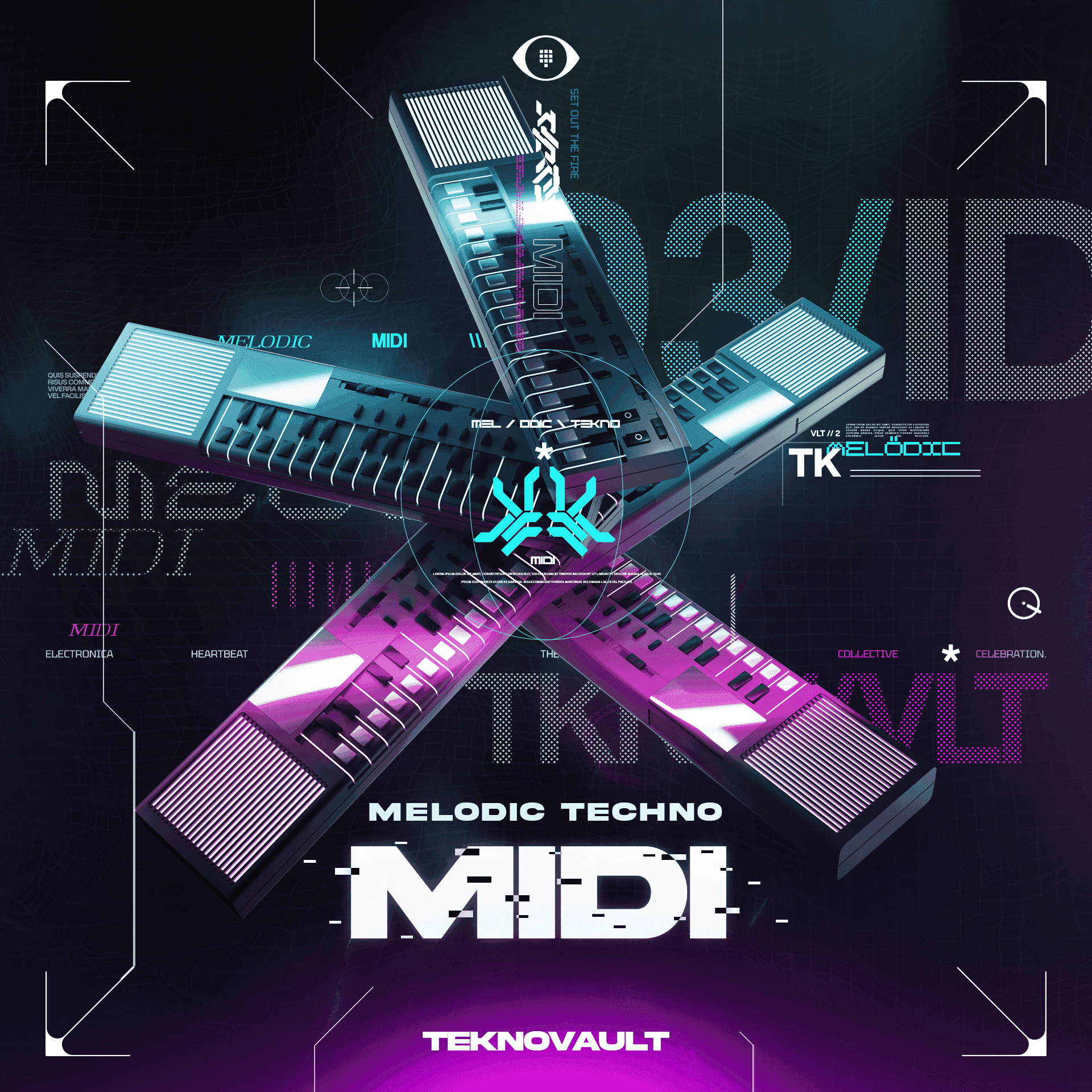 Melodic Techno MIDI (Vol. 2) - Teknovault