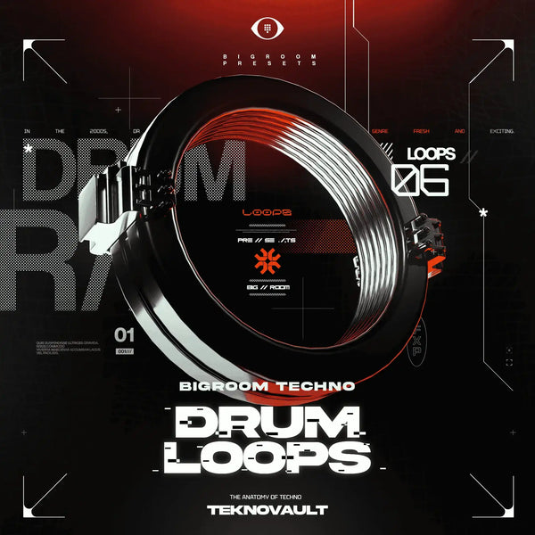 Bigroom Techno Drum Loops (Vol. 1)