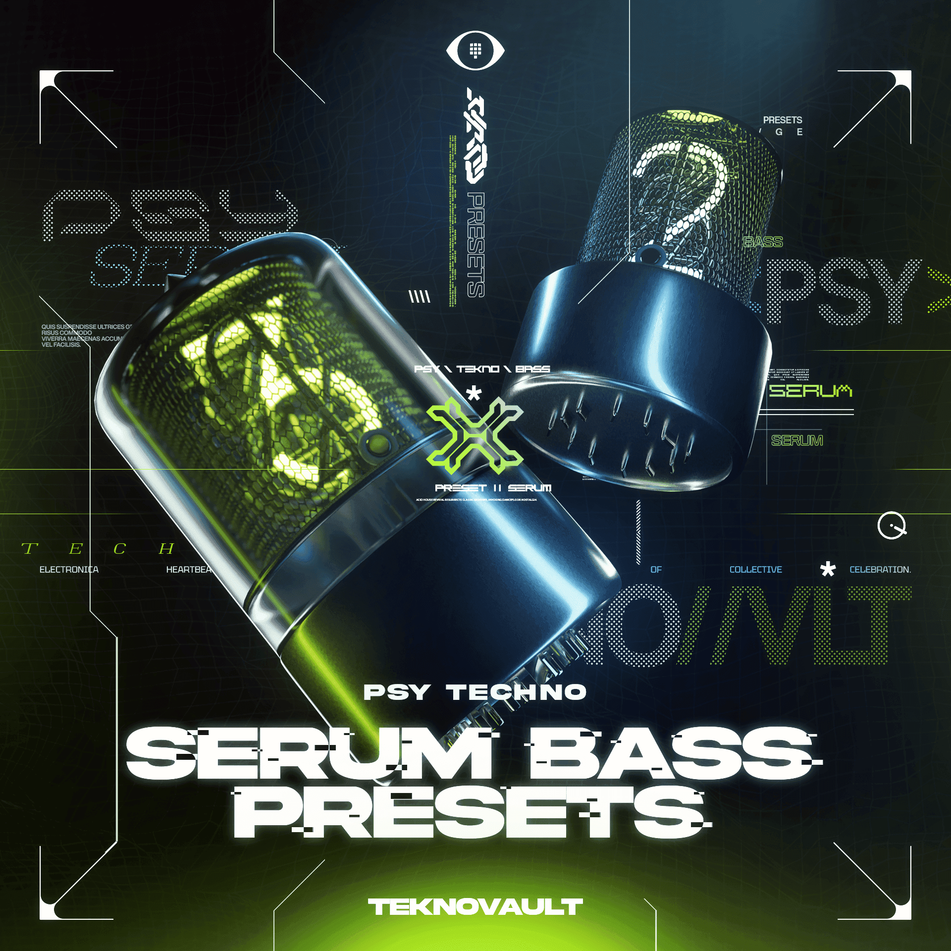Psy Techno Serum Bass Presets (Vol. 1) - Teknovault