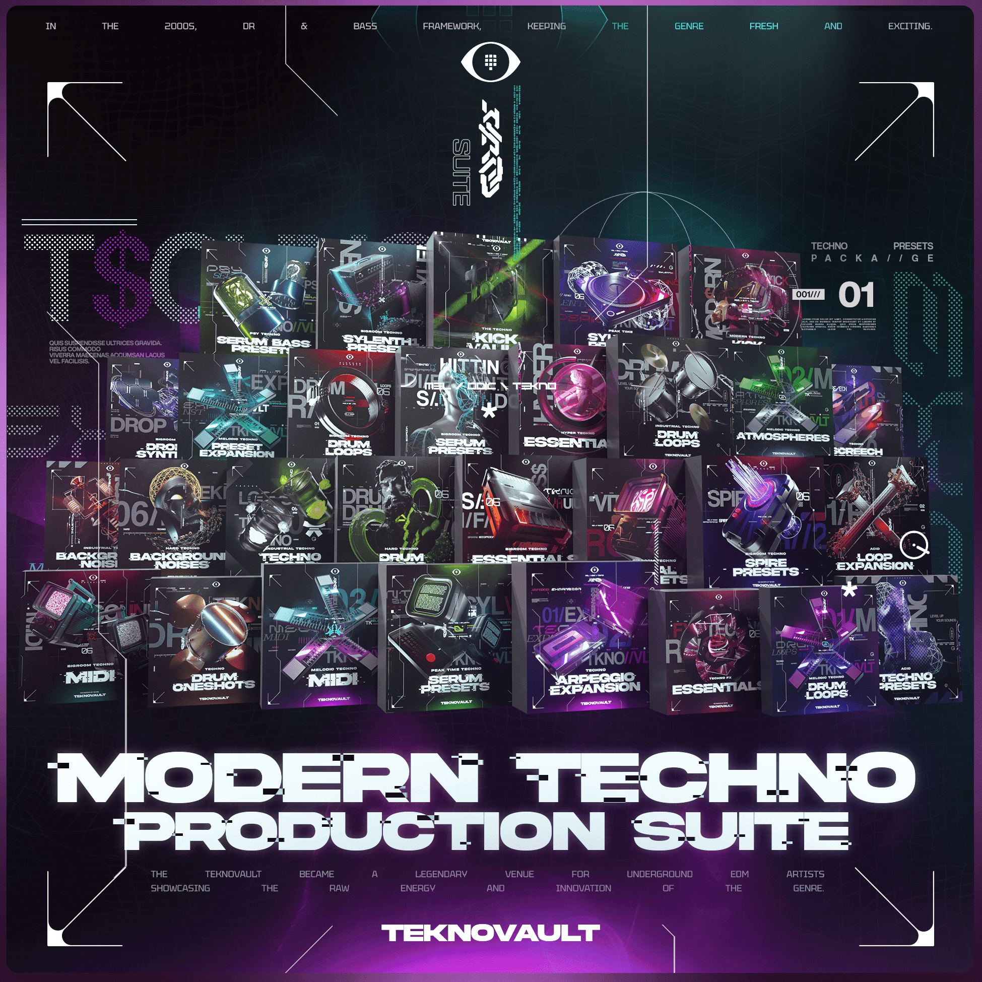 Modern Techno Production Suite - Teknovault